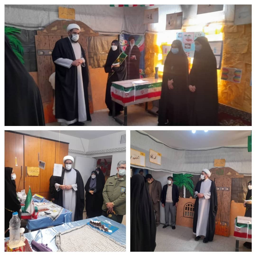 بازدید حجت الاسلام و المسلمین شعبانی (امام جمعه همدان ) از نمایشگاه 