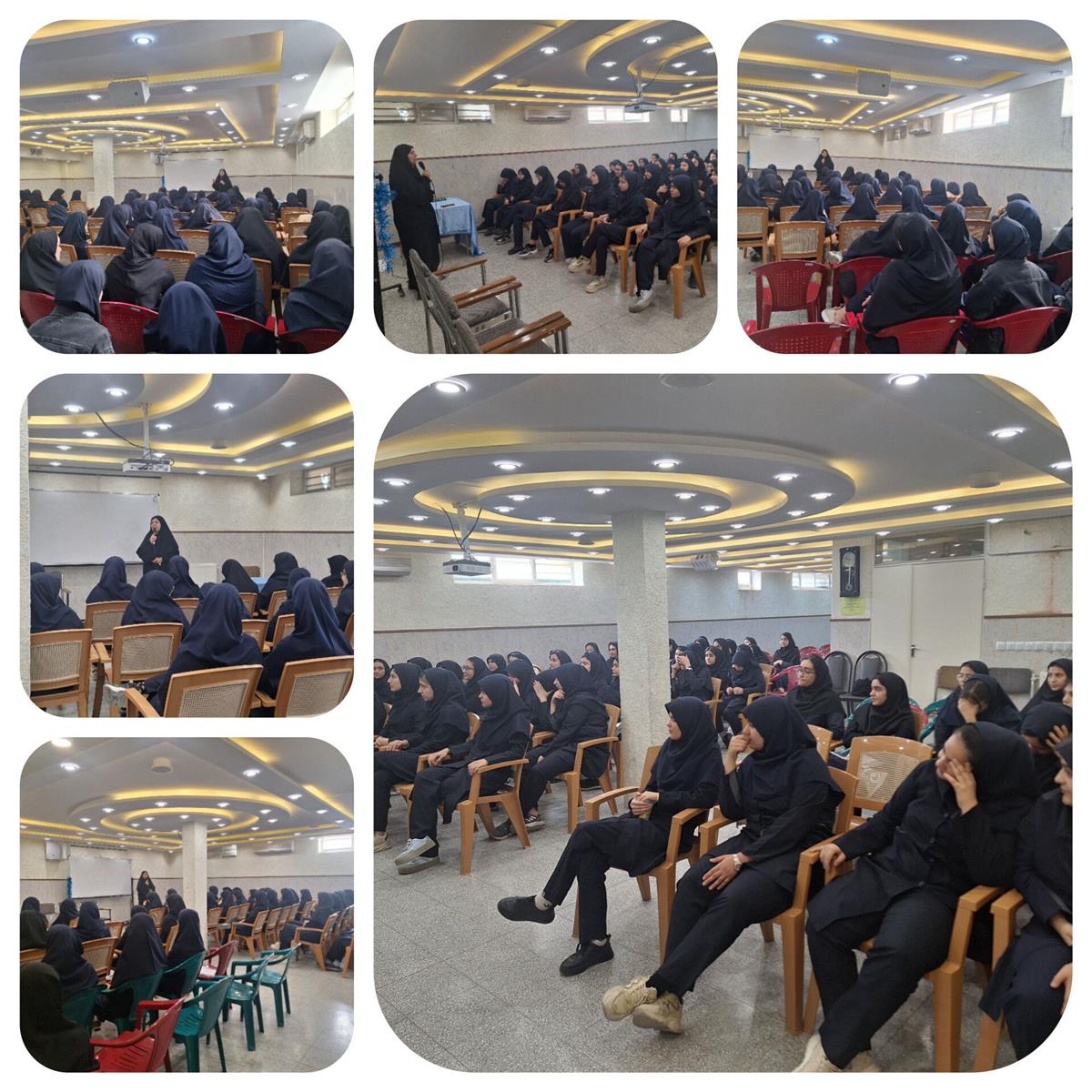 نشست و گفتگوی صمیمی مدیر با دانش آموزان